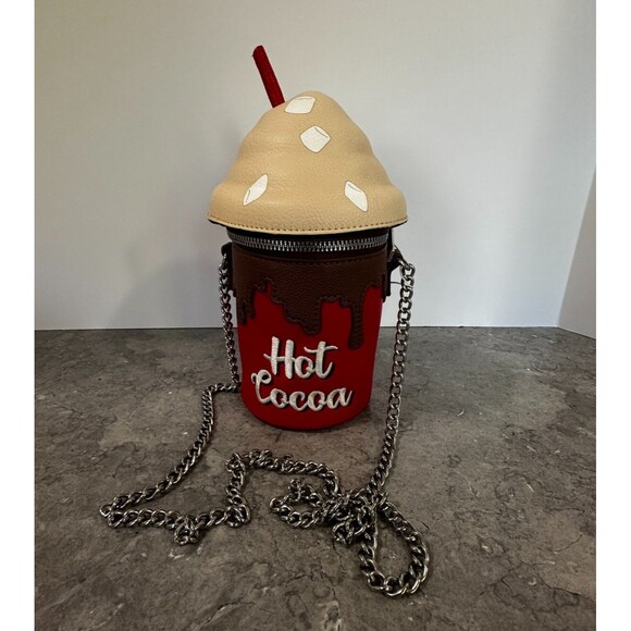 Skinnydip London Hot Cocoa Purse Cross Body Bag Chain Strap CUTE - Picture 1 of 11